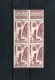 - ST. PIERRE ET MIQUELON 1940/57 . TIMBRES DE 1947 . BLOC DE 4 NEUFS SANS CHARNIERE BORD DE FEUILLE . - Unused Stamps