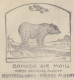 CANADA :1932: Travelled First Official Flight From MONTREAL LAKE To PRINCE ALBERT : BEER,BEAR,OURS, - Premiers Vols