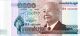 Cambodia P63, 1000 Riel, 2012, Sihanouk Commemorative / Swan Float - See UV - Cambodia