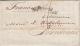 Lettre Marque Linéaire CADIZ Pour La France >> Espagne Par Bayonne 1816 - ...-1850 Prephilately