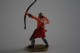 Elastolin, Lineol Hauser, H=40mm, Norman, Plastic - Vintage Toy Soldier - Figurines