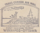 CANADA :1939: Travelled First Official Flight From WINNIPEG To OTTAWA :  ## DISCOVERY Of The WEST ##,INDIANS, - Premiers Vols