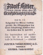 Austria Tabak - Sammelbild Adolf Hitler Und Sein Weg Zu Großdeutschland - Galgenhof Wiener Landgericht (22500) - Sonstige & Ohne Zuordnung