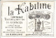 LA KABILINE - TEINTURE - PUBLICITE SUR CARTE ILLUSTREE - Publicités