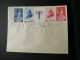 BANDE PETAIN 571A Sur Enveloppe Affranchie 1943 - Lettres & Documents
