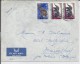 CONGO BELGE - 3 TIMBRES SUR ENVELOPPE POUR EREZEE LUXEMBOURG ET PAR MELREUX BELGIQUE - Other & Unclassified