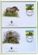 2000 - GIBUTI - REP. DJIBOUTI -  Mi. Nr. 678/681 - OFFICIAL FDC - (CAT 2016 WWF) - Gibuti (1977-...)