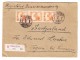 Heimat TI Tegna 5.5.1944 AK-Stempel Auf R-Brief Von Harbin Manchurei Rücks. Durchgangs-o Istanbul Rot - Postmark Collection