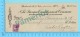 Sherbrooke Quebec Cheque 1947 - $ 9.15 Ministre Johnny S. Bourque Union Nationale Gouv. Duplessis  -2 Scans - Cheques & Traveler's Cheques