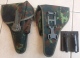 ORIGINAL GERMAN ARMY WALTHER P1 , P38 PISTOL HOLSTER W/ BELT ADAPTER - Equipement