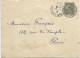 ALPES MARITIMES - 1919 - ENVELOPPE ENTIER TYPE SEMEUSE 146X110 De NICE QUARTIER DE LA GARE - Enveloppes Types Et TSC (avant 1995)