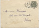 ALPES MARITIMES - 1919 - ENVELOPPE ENTIER TYPE SEMEUSE 146X110 De NICE QUARTIER DE LA GARE - Standard- Und TSC-Briefe (vor 1995)