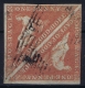 Cape Of Good Hope: 1853 1 D  SG 3  Used Paper Slightly Blued Tete Beche RR - Capo Di Buona Speranza (1853-1904)