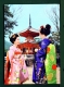 JAPAN  -  Kyoto  Daikakuji Temple  Maiko (dancing Girls)  Used Postcard As Scans - Kyoto