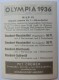 VIGNETTE JEUX OLYMPIQUES J.O BERLIN OLYMPIA 1936 PET CREMER DUSSELDORF BILD 13 WOLFF RAMPLING ROBERTS BROWN 4 X 400 M - Trading Cards