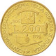 Monnaie, Italie, 200 Lire, 1996, Rome, SUP, Aluminum-Bronze, KM:184 - 200 Liras