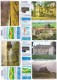 ETIQUETTES-EAU VOLVIC-CHATEAUX,MAISON,PAYSAGES EN AUVERGNE-2 SCANS- - Sonstige & Ohne Zuordnung