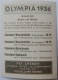 VIGNETTE JEUX OLYMPIQUES J.O BERLIN OLYMPIA 1936 PET CREMER DUSSELDORF BILD 83 NATATION SCHWIMMEN - Trading Cards