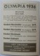 VIGNETTE JEUX OLYMPIQUES J.O BERLIN OLYMPIA 1936 PET CREMER DUSSELDORF BILD 84 USA NATATION SCHWIMMEN - Trading Cards