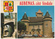 Aubenas, Ardeche, France Multiview. Chateau, Rue Delichères - Aubenas