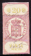 1879 - IMPOSTO DO SELO - 20  VINTE REIS - MARGEM CURTA - Gebruikt