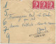 ALGERIE - 1957 - ENVELOPPE De BAB EL OUED Avec AFFR. MULLER Pour LONS LE SAUNIER (JURA) Avec "AFFRANCHISSEMENT VERIFIE" - Cartas & Documentos