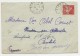 ALGERIE - 1934 - ENVELOPPE De BIRKADEM (ALGER) Pour ALLANCHE (CANTAL) REEXPEDIEE - Lettres & Documents