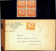 BIRDS-TOCO TOUCAN-PROOF IMPERF BLOCK OF 4 (MNH) + CENSORED COVER TIED WITH THE STAMP-BOLIVIA-1939-RARE-D1-10 - Piciformes (pájaros Carpinteros)