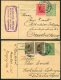 1920s Group Of 6 Covers/cards Ljubljana, Maribor, Zagreb, Seconovo, Sarajevo - Covers & Documents