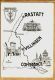 J481 CpaWW2 FORCES FRANCAISES En ALLEMAGNE Carte Géographique RASTATT VILLINGEN , CONSTANCE Offenbourg Fribourg 1950s - Weltkrieg 1939-45
