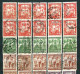 Poland Polen 1938, MiNr 331-343 + 355 - Incomplete - Lot Of 39 Stamps Used And Unused, Nice Cancels - See Description - Oblitérés