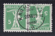 Schweiz Kehrdruck 1923-12-28 Zu II K7II (125II) Krummenau - Tête-bêche