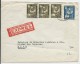 NEDERLAND - 1950 - ENVELOPPE EXPRES De AMSTERDAM Pour LYON - Poststempel