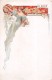 ¤¤  -  Illustrateur  " J.C. LYON " ????    -  Le Raisin   -  Femme Style Art Nouveau    - ¤¤ - Lion