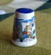 THIMBLES - DÉS À COUDRE EN PORCELAINE -  MYKONOS, GREECE - MARGARO.GR - - Dés à Coudre