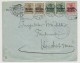 BELGIQUE - 1915 - ENVELOPPE Avec CENSURE (AACHEN) De BRUXELLES Pour HOECHST (GERMANY) - OC1/25 Gouvernement Général