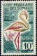 BIRDS-GREATER FLAMINGOS-IMPERF COLOR TRIALS & ARTIST SIGNED PROOF-FRENCH SOMALI COAST-1960-SCARCE-D2-09 - Flamingo