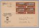 Schweiz KSZ Zusammendruck 1942-04-08 NN-Brief M.Altstoff VB Zu#256 I - Se-Tenant