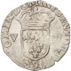 Monnaie, France, 1/8 Ecu, 1604, Rennes, TB+, Argent, Sombart:4688 - 1589-1610 Henri IV Le Vert-Galant