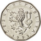 Monnaie, République Tchèque, 2 Koruny, 1993, SUP, Nickel Plated Steel, KM:9 - Czech Republic