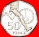 § RUNNING: UNITED KINGDOM &#9733; 50 PENCE 2004 MINT LUSTER! LOW START &#9733; NO RESERVE! - Maundy Sets & Gedenkmünzen