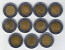 . ITALIE  . 500 LIRE   .   LOT DE 11 PIECES  . 10  X  IDENTIQUES  ET  1 DE SERIE SPECIALE - 500 Lire