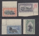 Belgisch Congo 1921 Luchtpost PA1/PA4 ** Mnh (some Brown Spot On 2 Values) (29240) - Ongebruikt