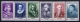 France: Yv 1027 - 1032  MH/* Falz/ Charniere 1955 - Unused Stamps