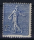 France: Yv Nr  132 MH/* Falz/ Charniere 1906 - 1903-60 Säerin, Untergrund Schraffiert