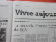 THEME:TRAIN A GRANDE VITESSE TGV " JOURNAL"LE FIGARO  " DU 19 JUIN 2001 CHEMIN DE FER FRANCAIS LA LIGNE EN F - Desde 1950