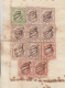 DER-51 CUBA SPAIN ESPAÑA (LG-513). REVENUE DERECHO JUDICIAL DOC. 100r VERDE + 10r LIGHT BROWN 1862. - Strafport