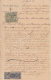 TMO-20 CUBA SPAIN ESPAÑA (LG-500). REVENUE TIMBRE MOVIL 1888 DOC. FRANCE SINGLE CERTIFICATE. - Segnatasse