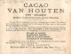 ALBERT GUILLAUME - ILLUSTRATEUR - RARE CARTE ILLUSTRATION  PUB - CACAO VAN HOUTEN - FORMAT PROCHE CPA (11 X 14 Cm). - Guillaume