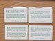 E05, 06, 07, 08 - 4 Karten Serie Old Telegraphs   - Top Condition,  Mint Cards - 4x 12 DM - - E-Series : Edition - D. Postreklame